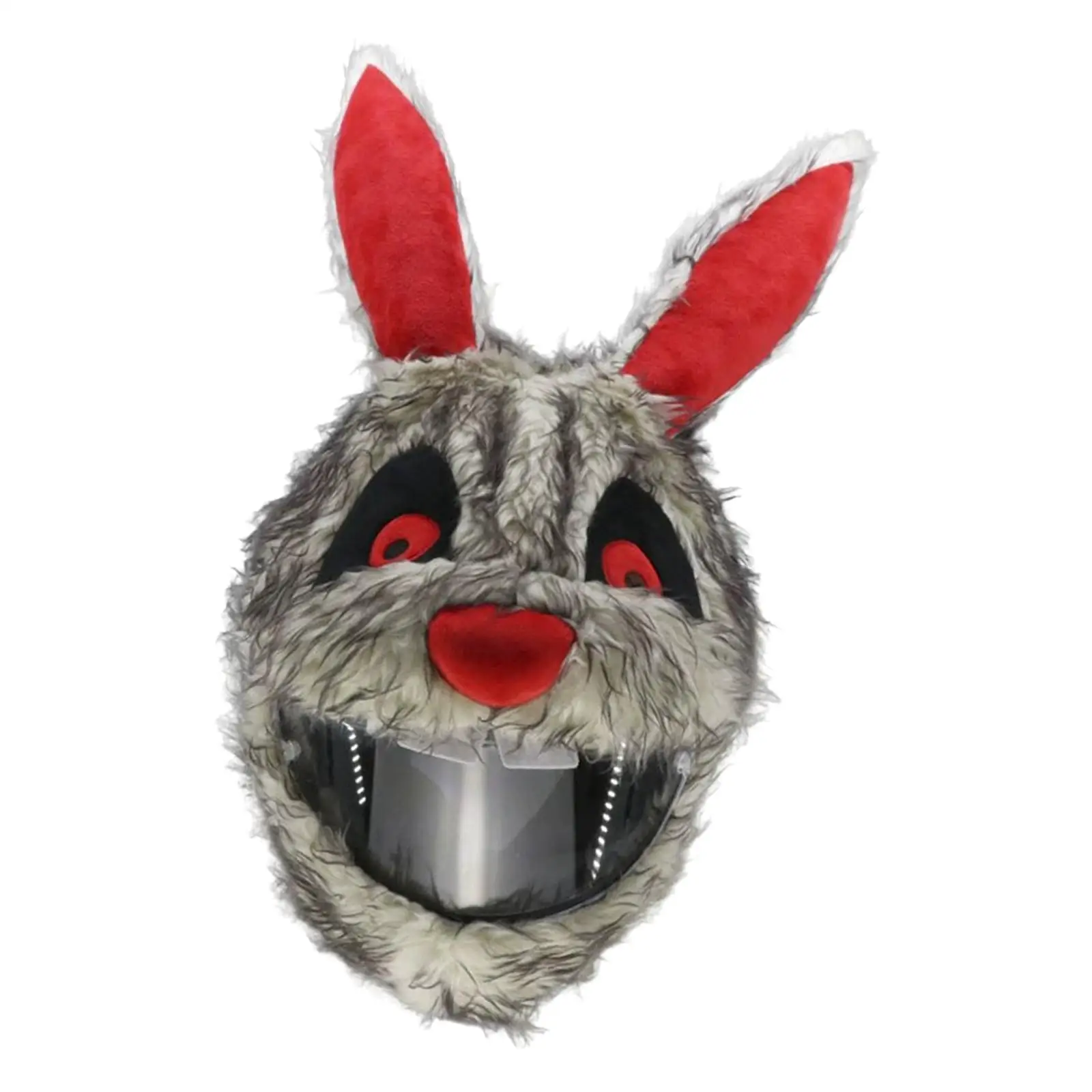 Universal Christmas Motorcycle Helmet Cover Flannel Santa Hat Dust Cap for Full Face Helmet Holiday Decoration