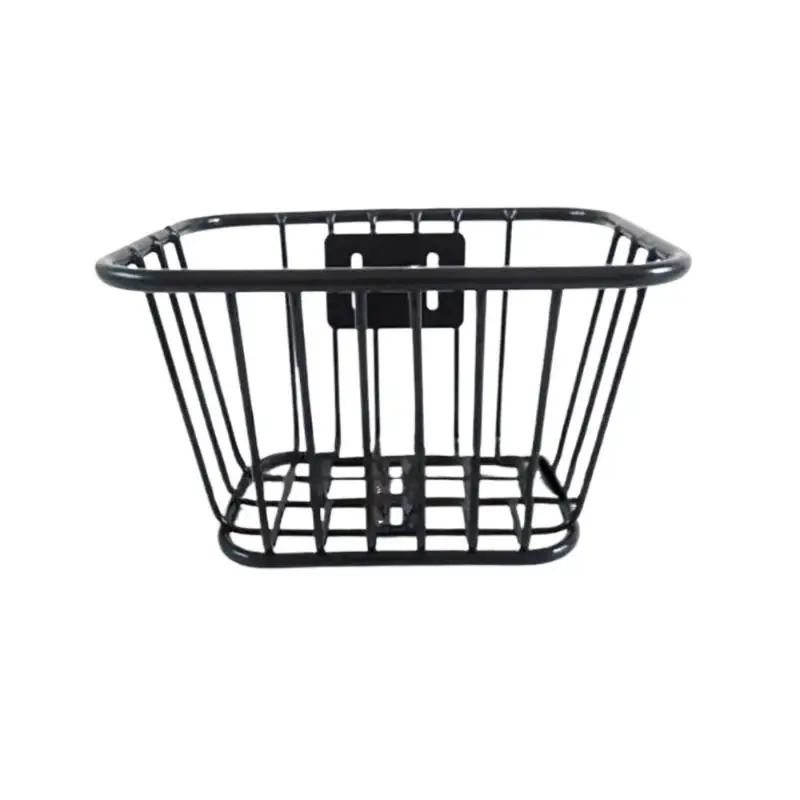 AliExpress NONE 1 Set Adjustable Black Bike Rear Basket Easy To Install Bicycle Rear Basket Fixed Metal Mountain Bike Basket