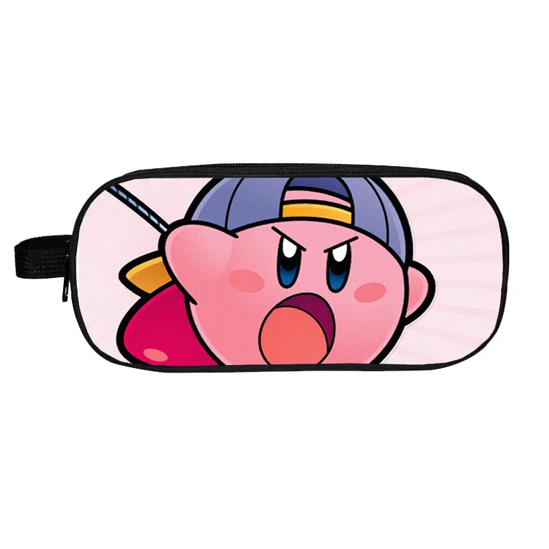

New Hot Anime Cute Kirby Pencil Case Large Capacity Storage Stationery Box Student Lightweight Large Capacity Pencil Case