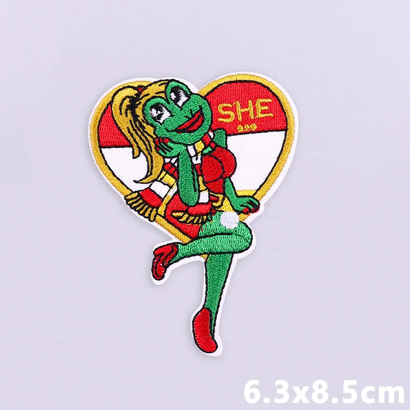 Nederland Oeteldonk embleem borduurpatch opstrijkbare patches voor kleding DIY ster hart carnaval voor Nederland versieren badge