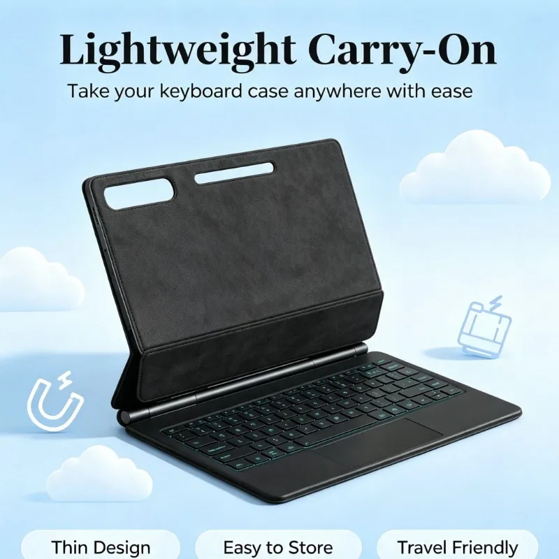 Magnetic Bluetooth Keyboard Case For Samsung Tab S10 Ultra S9 Ultra S8 Ultra 14.6