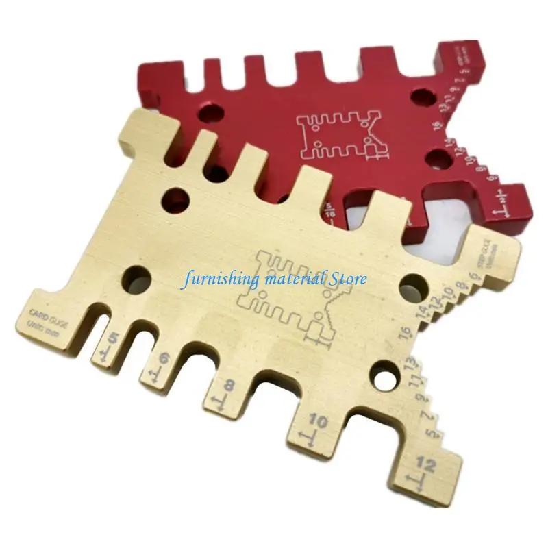 Y5GD -metrische remklauwen Tenon Gauge Ruler Cutter Snijden voor timmerwerk duurzaam