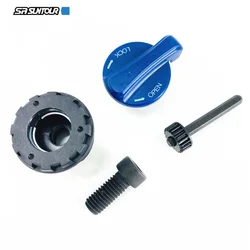 For SR SUNTOUR XCM 30 XCT 28 Front Fork Speed Lockout Cover Lever End Cap Assembly Shoulder Control Cartridge Top Cap Bolt