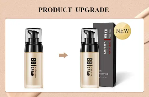 LAIKOU 40g 멀티 이펙트 리페어 크림 천연 누드 메이크업 컨실러 남성용 밀 방수 BB 크림