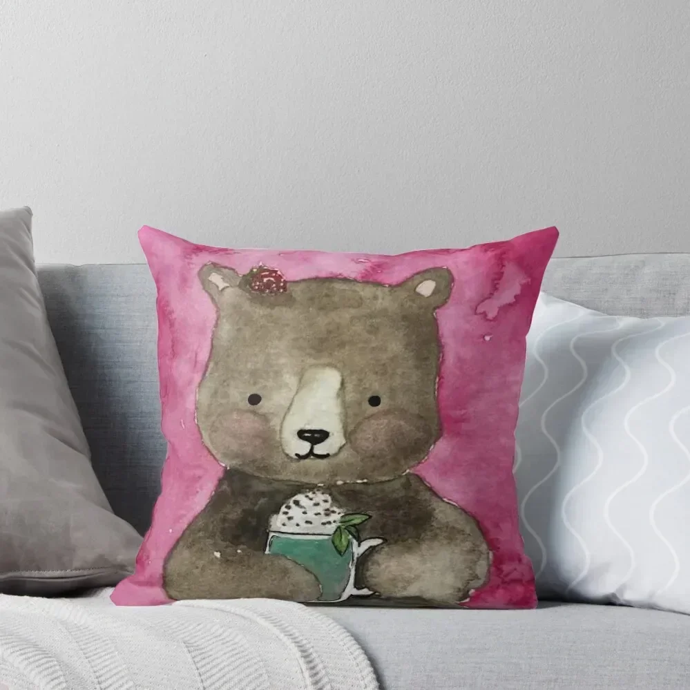 

A bear for a friend Throw Pillow ornamental pillows for living room Pillow Cover Luxury Cushion Cover pillow