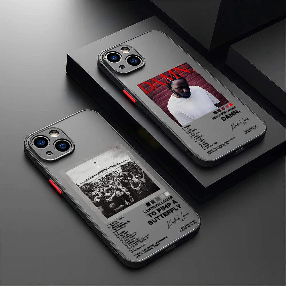 Kendrick Lamar Phone Case For iPhone 16 15 14 13 12 11 Mini Pro Max X XR XSMax 7 8 Plus Minimalist Poster Matte Clear Cover