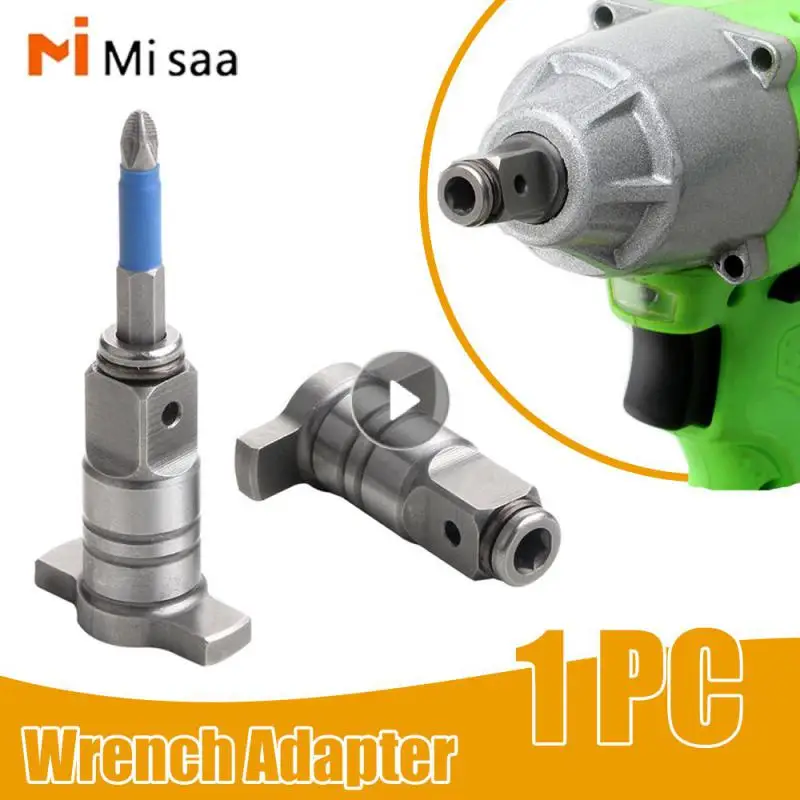 Electric Wrench Adapter  T-Shaped Electric Brushless Impact Wrench Adapter Drill Bit Wrench Part Power Drill Bit Tool Accessory