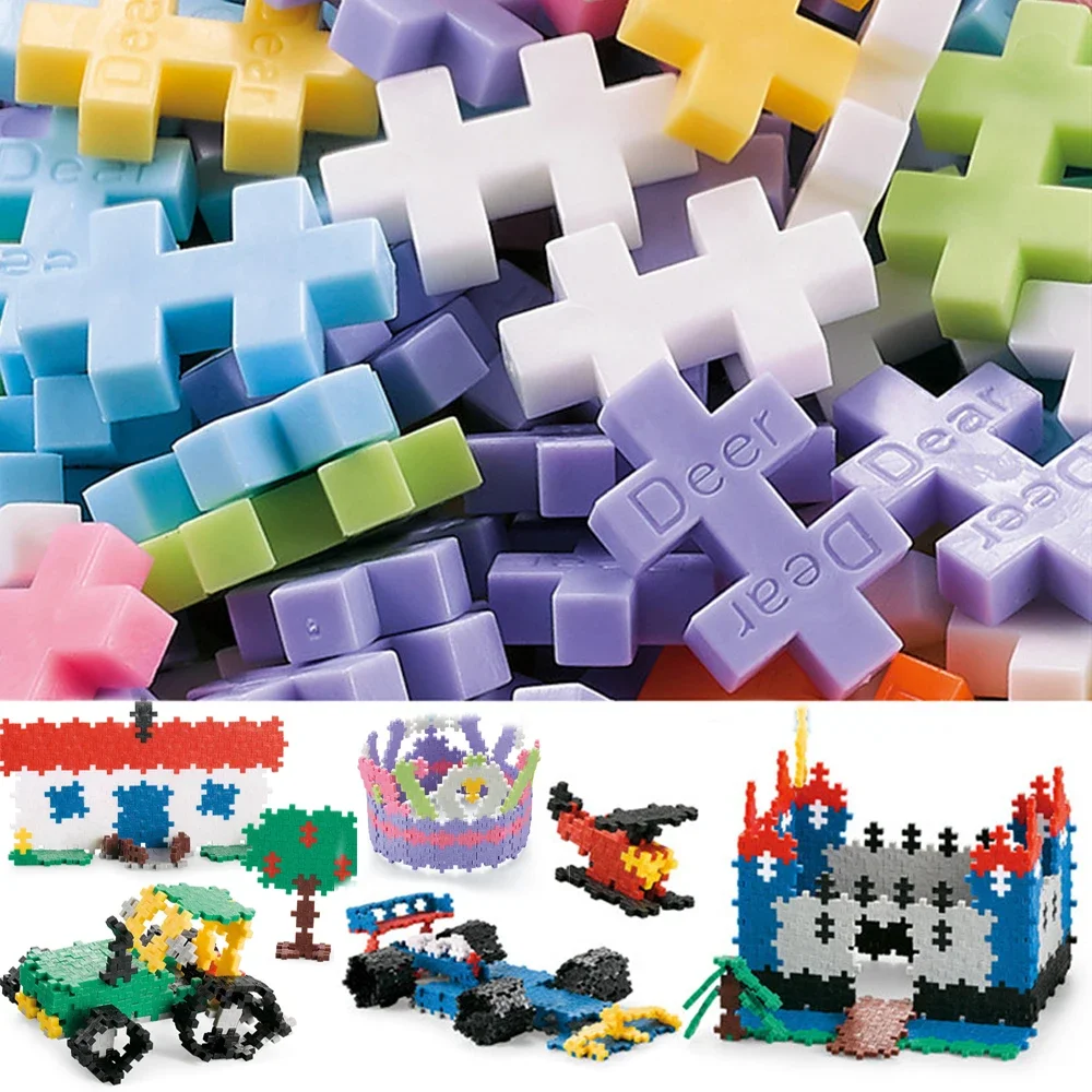 500 pezzi fai da te blocchi di costruzione creativi Bulk Plus set di blocchi City Classic Bricks Assembly giocattoli educativi per bambini