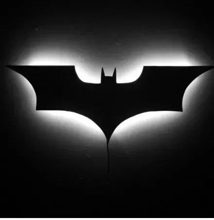 2025 40cm Cool LED Wall Lights with Wireless Remote Control and Color Change Bat Wings Shape Bedside Light Atmosphere Logo Lamp