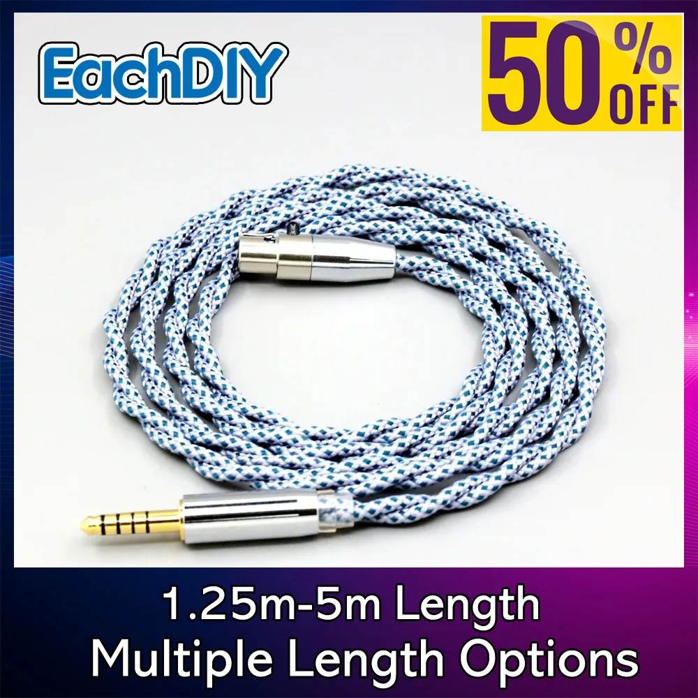 

Graphene Mix OCC Shielding Pure 99% Silver Earphone Cable For AKG K712 K240S MK II K171 K271S K241 K175 K275 8679