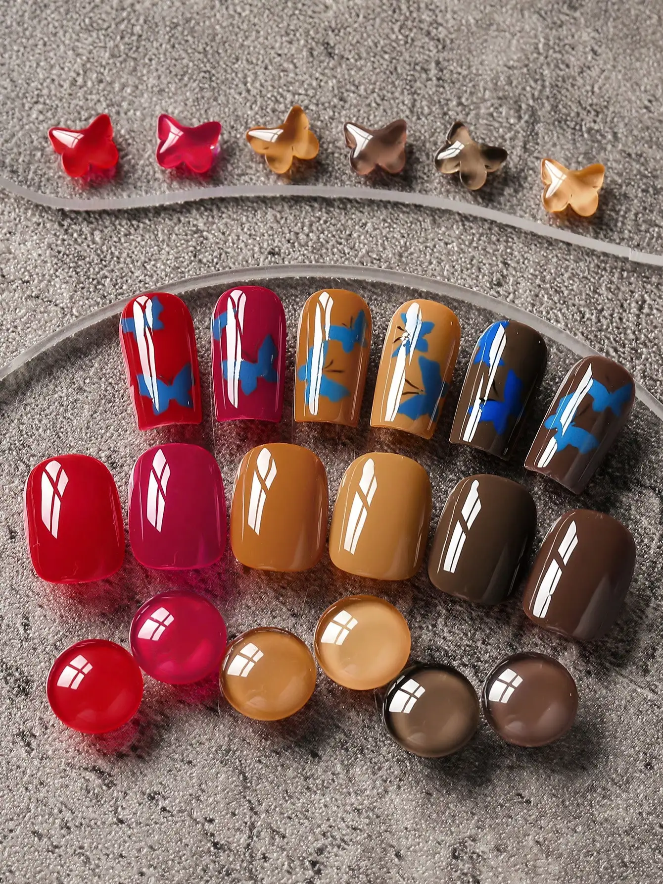 XEIJAYI 6 uds 15ml juego de esmaltes de uñas de Gel rojo marrón, Gel de uñas de remojo LED UV, semipermanente, Gel de Arte de uñas de calidad de salón DIY