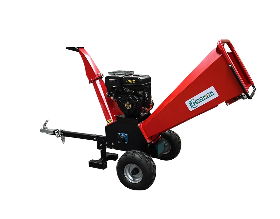 High-Capacity Low-Noise Wood Chipper High-Efficiency Branch Shredder For Garden Forestry Agricultural Work Eco-Friendly