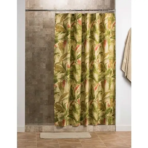 La Selva Natural Shower Curtain, Bathroom, 75x72, Cotton (1)