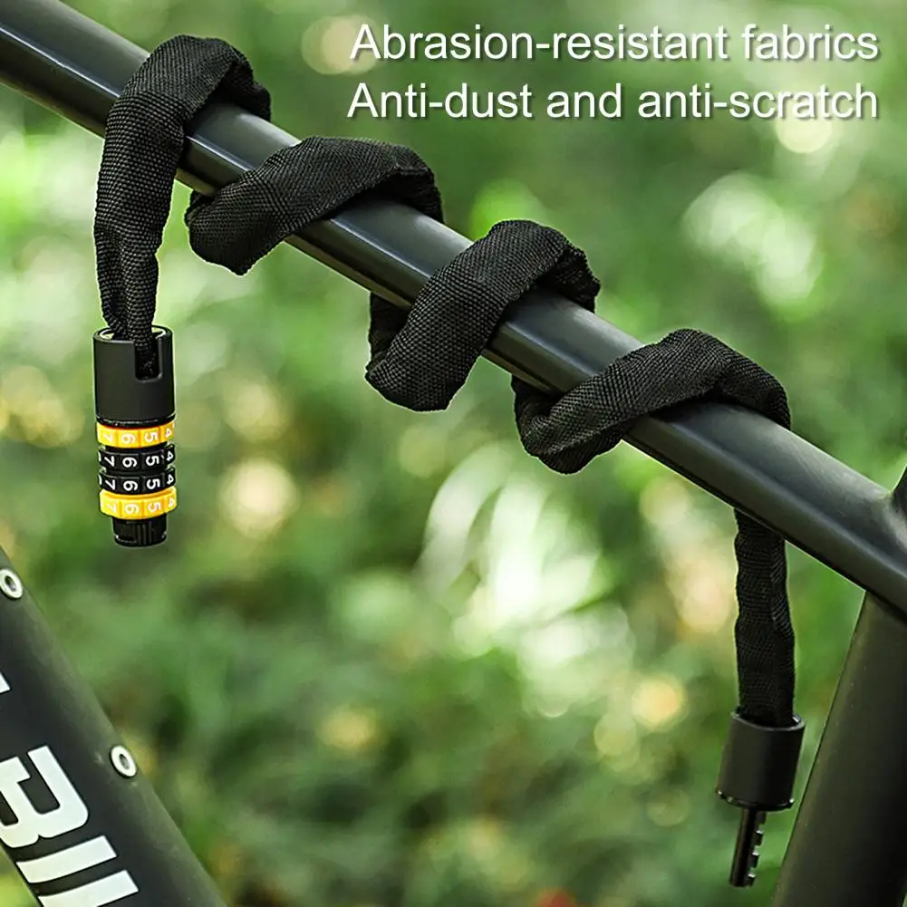 دراجة عملية قفل بكلمة مرور أسلاك الفولاذ خفيفة الوزن دراجة أطفال قفل مقاوم للماء دراجة الصلب الكابلات قفل برمز #1