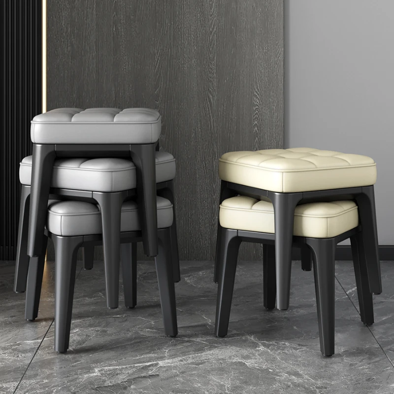 Designer Upholster Dining Stools Makeup Modern Vanity Retro Hallway Adult Kitchen Chair Office Taburetes Cocina Furniture