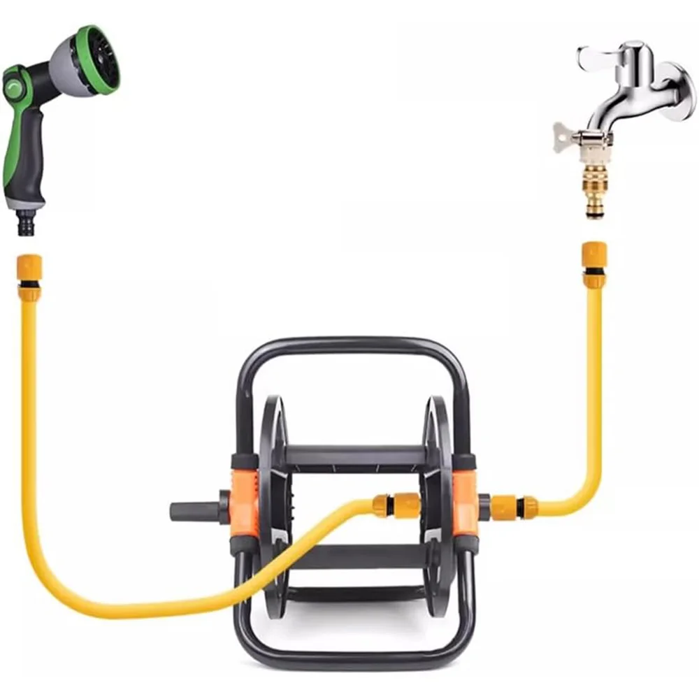 Schlauch Rolle Schlauch Lagerung Rollen Tragbare Wasser Rohr Lagerung Rack Auto Waschen Bewässerung Rohr Coiler Garten Liefert Einzigen Arm Werkzeug