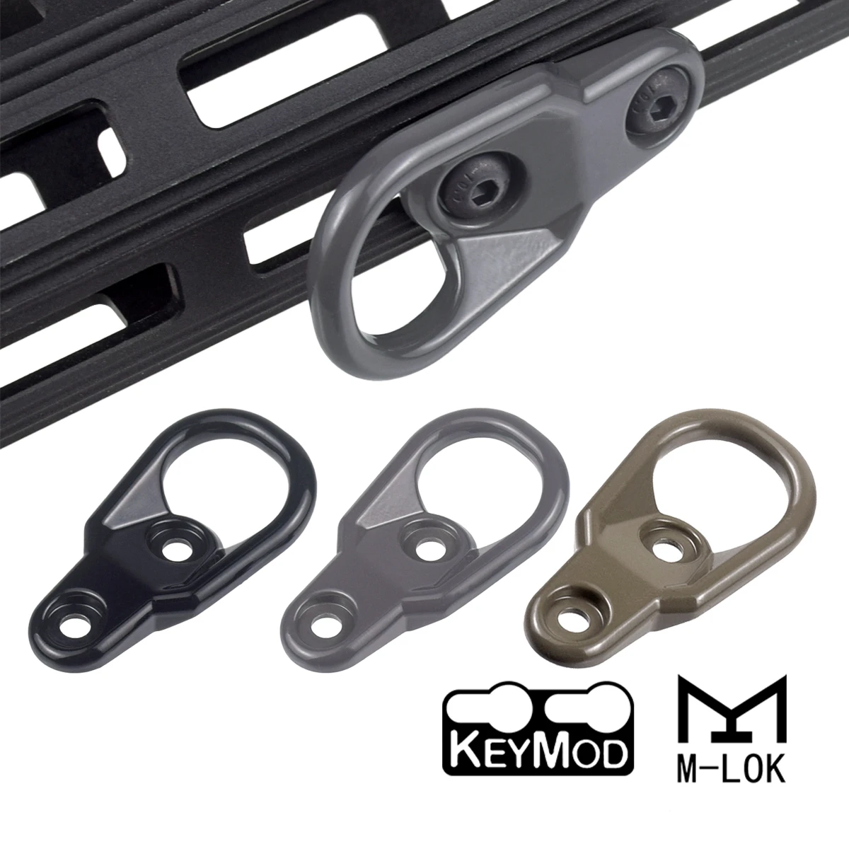 

RSA GBB MLOK MS2 MS3 Тактический ремень KeyMod, поворотный ремень для системы KeyMod и охотничьих аксессуаров M-LOK, пистолет AR15 AK47 AK74