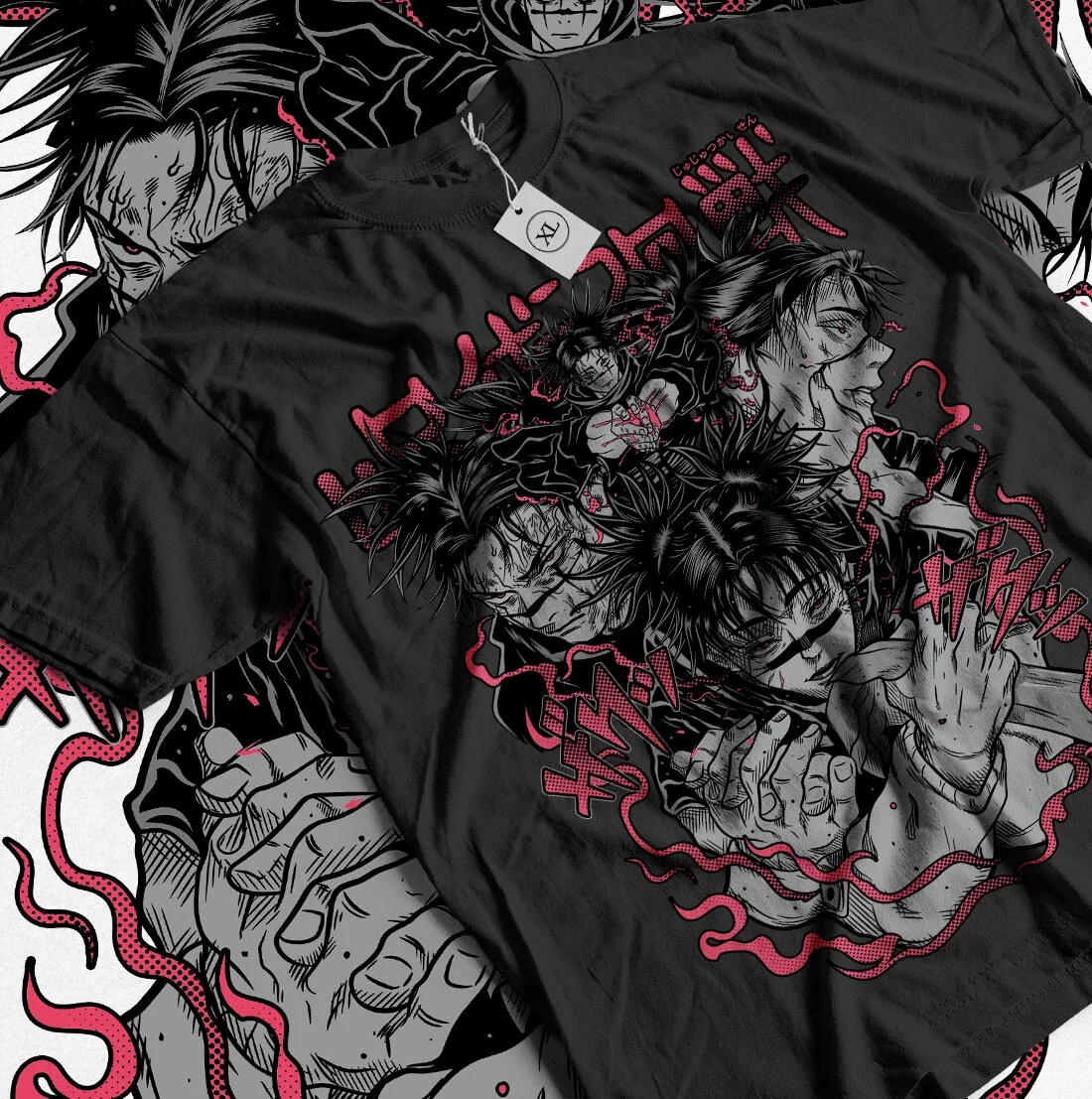 2026 Summer Jujutsu Kaisen Retro Cosplay T-shirt Men's Super Casual Cotton Printed Short-sleeved Unisex Children's Sports Shirt