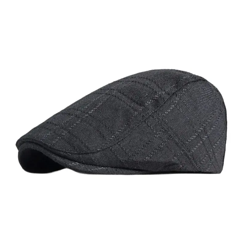 Men Women Cotton Flat Cap Summer Scally Ivy Gatsby Newsboy Beret Driver Cabbie Hunting Ivy Hat