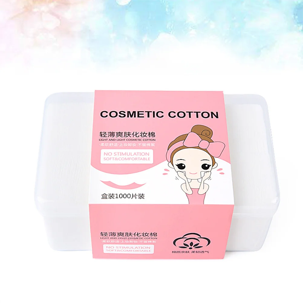 1000 قطعة منصات القطن مزيل ماكياج المتاح الوجه نفخة مناديل تنظيف لينة للوجه العناية بالأظافر وسادات قطنية الوجه نفخة #5