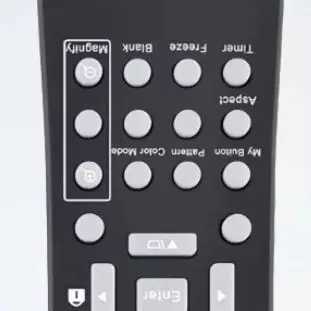 Control remoto universal infrarrojo 4K HD, reemplazo inteligente compatible con proyector ViewSonic PJD5113, Plug and Play, fácil operación