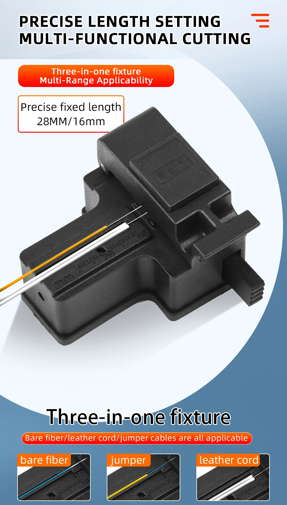 ZoeRax Mini-Glasfaser-Cleaver: Hochpräzises automatisches Werkzeug mit Rückführung für FTTH-Kaltverbindungen – ABS-Faserschneider – Detail 4