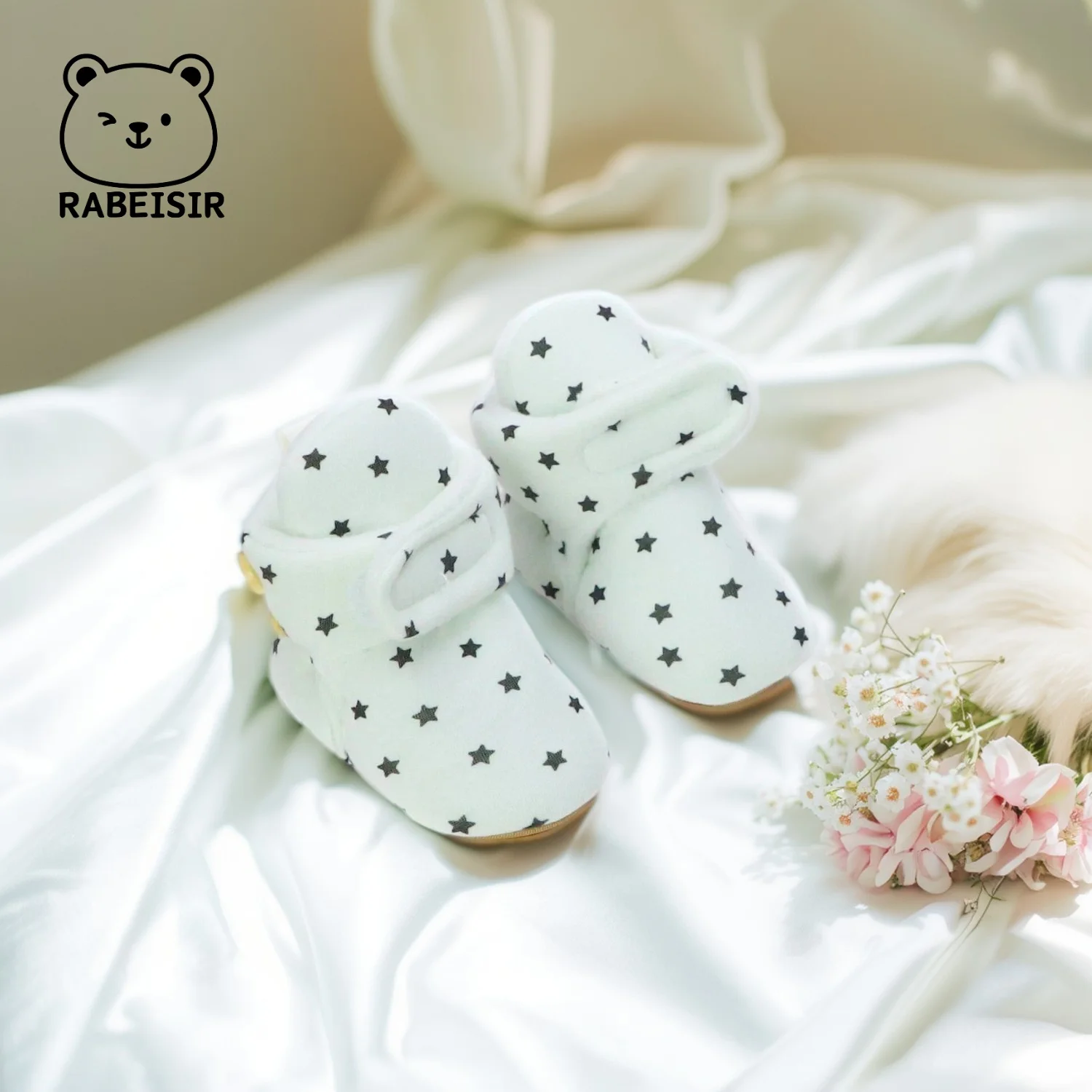 جوارب أرضية للأطفال لخريف وشتاء، أحذية مشي دافئة من القطيفة لحديثي الولادة، أحذية أرضية مضادة للانزلاق للرجال والنساء