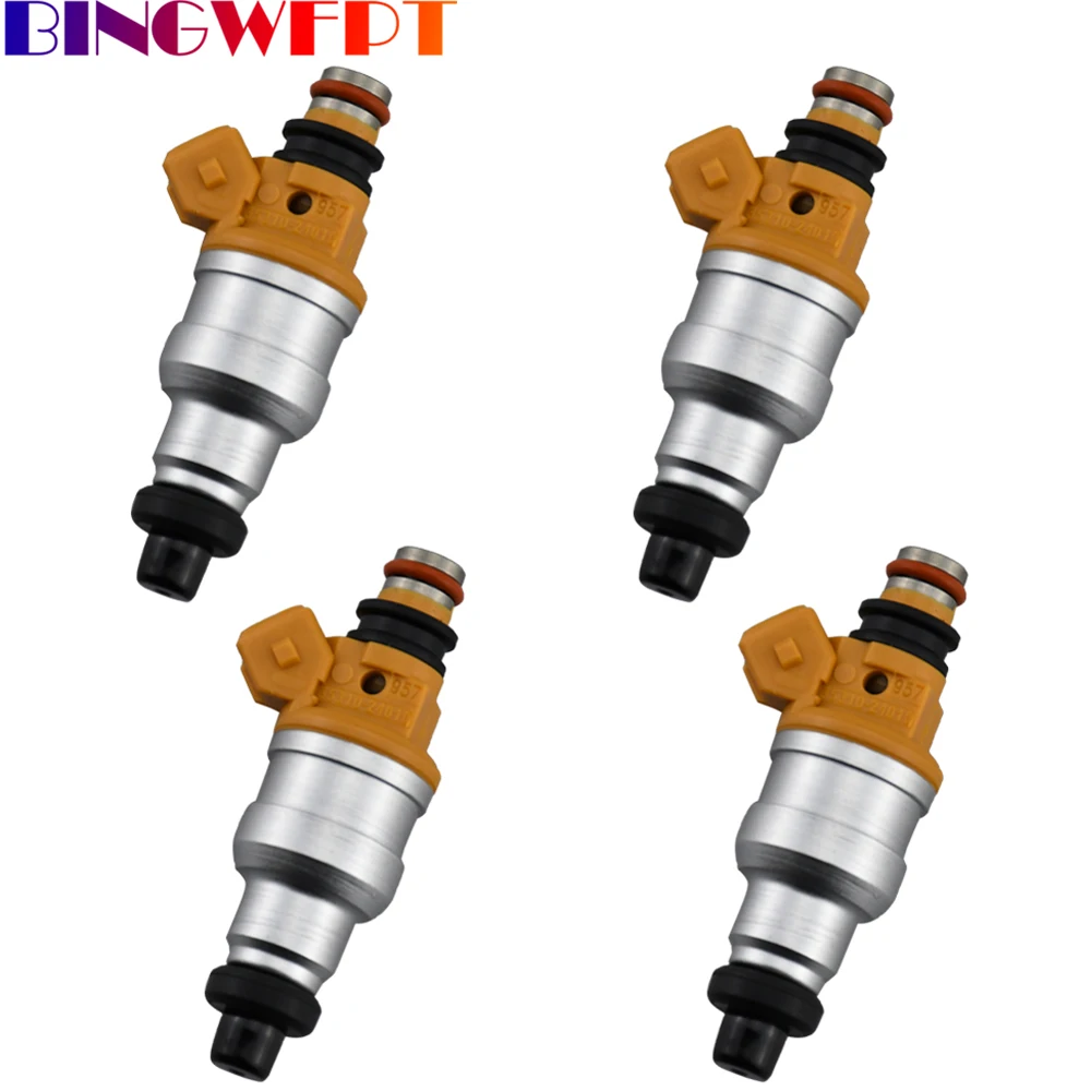 

4PCS Fuel Injector For Hyundai Excel Scoupe Mitsubishi Precis 90-94 3531024010 Car Petrol Engine Injector Valve Nozzle Injection