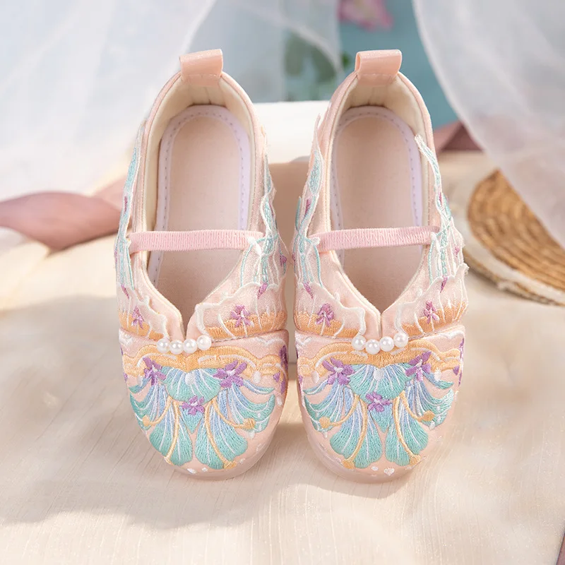 CY185 Spring And Summer New Girl Ancient Dress Little Princess Women's Shoes With Hanfu Shoes Embroidery Hanfu Shoes