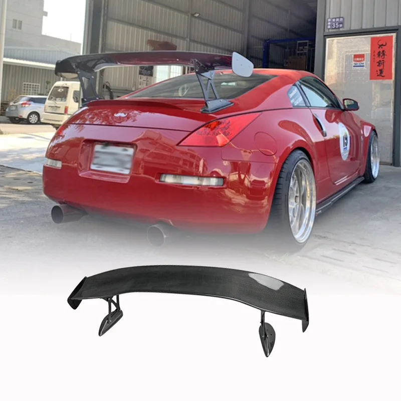 

Подходит для модифицированной модели INGS Nissan 350Z, установка хвостового крыла GT из углеродного волокна, задний спойлер Demon Z33, фиксированное ветровое крыло