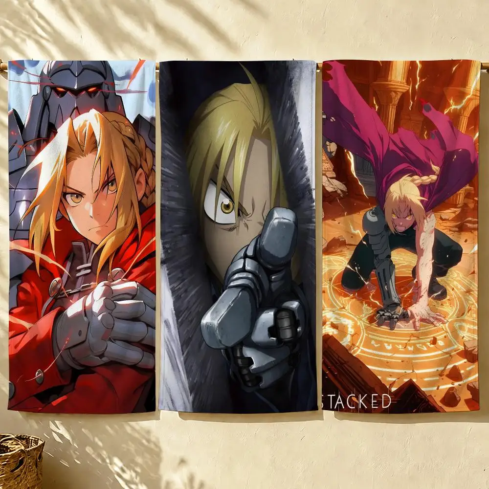 F-Fullmetal Alchemist Towel Beach Towel Quick Dry Absorbent Bath Towel For Swimming Gym Camping Outdoor Sunbathing
