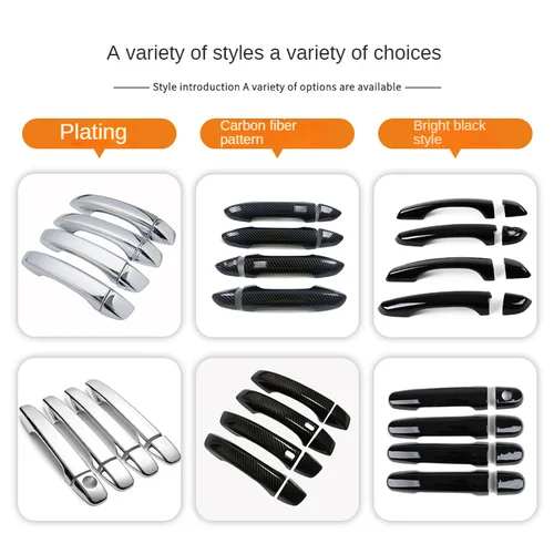 Imagen 2 del producto Manija de puerta a prueba de arañazos, accesorio adecuado para Dongfeng Fengshen Yixuan Mach Edition, 23-24