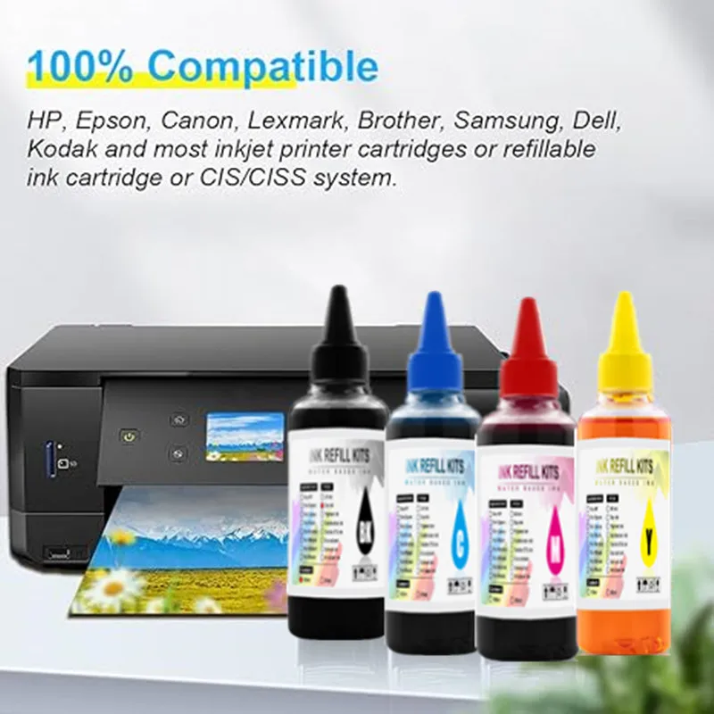 400ML Refill Dye Ink Kit For Canon PG 815 CL 816 PIXMA IP2780 PIXMA MX348 PIXMA MX358 M418 Printer PG 815XL PG-816XL