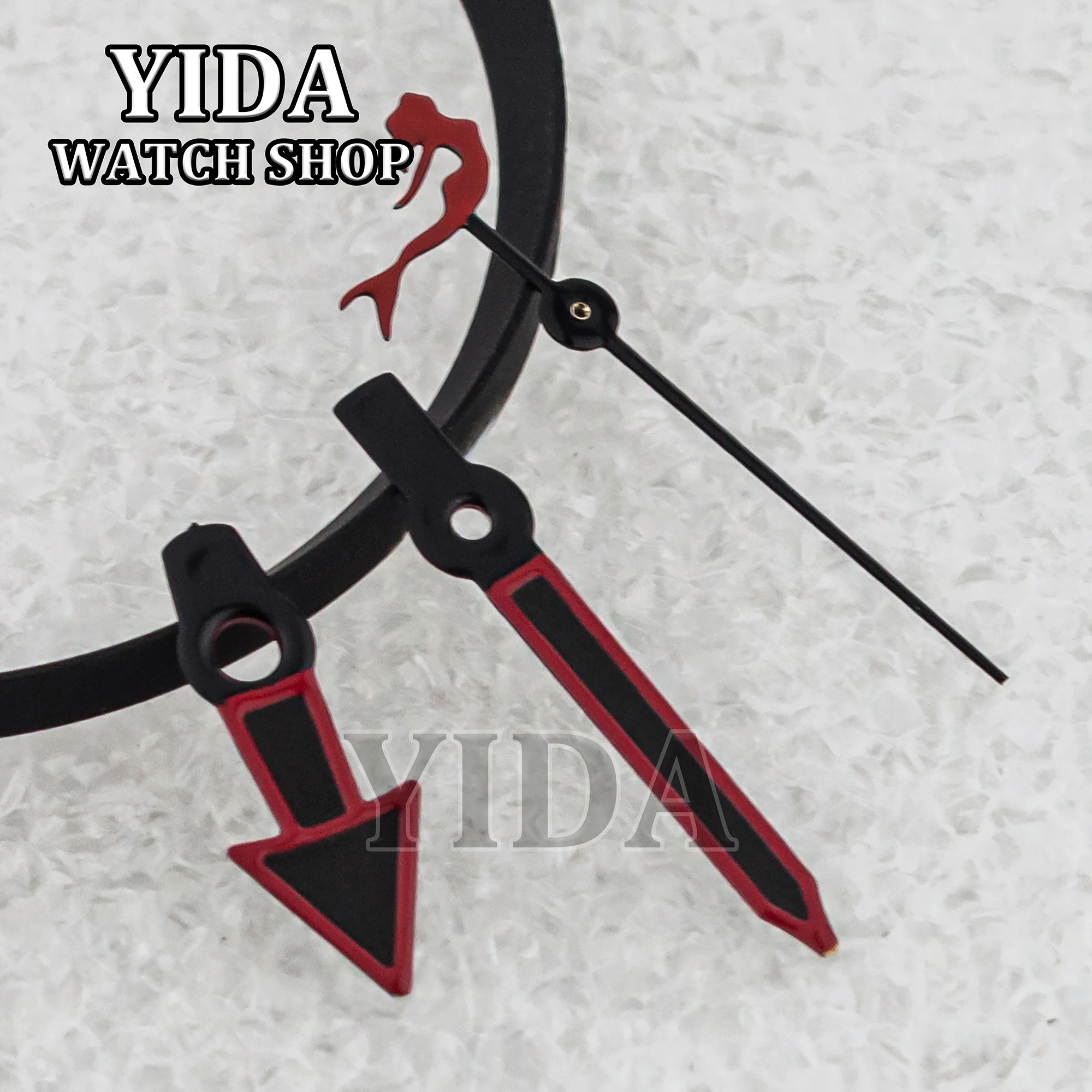 Para seamaster 300 relógio mãos ponteiros luminosos acessórios de relógio adequado para peças de relógio de movimento nh35 nh36