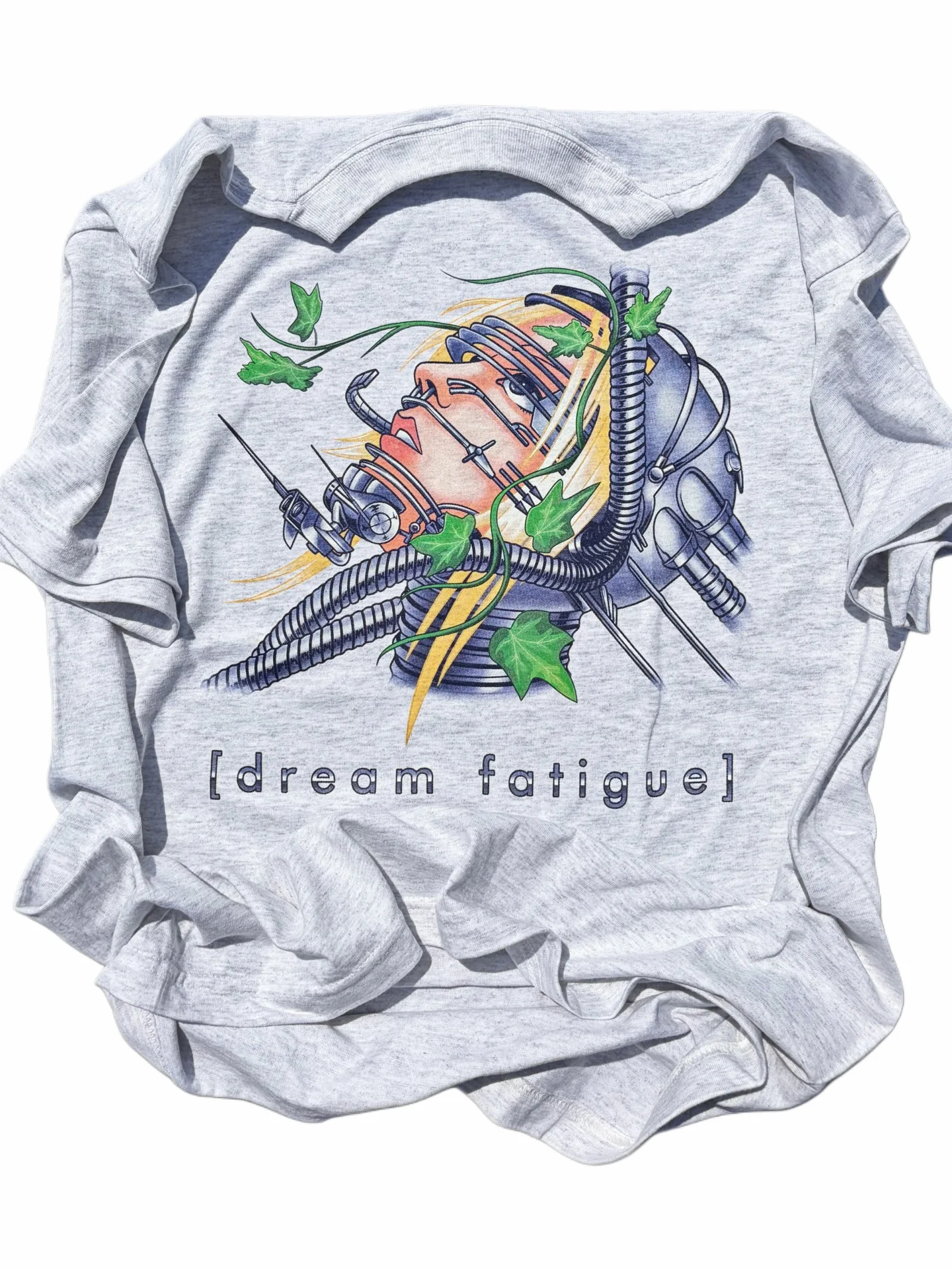  Style Mechanical Girl Dark Subculture T-Shirt Short Sleeve Summer Couple Tops Breathable Cotton Skin-Friendly