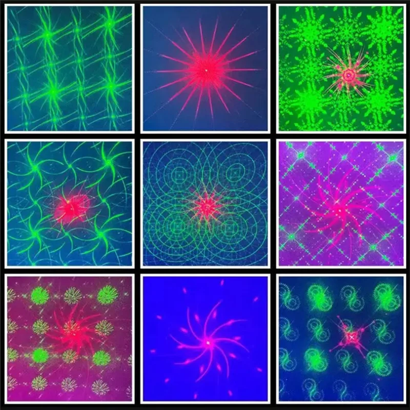 B30c-luzes de festa de palco dj discoteca projetor de luz laser lâmpada usb casamento casa natal decoração uv palco feriado efeito som fácil insta