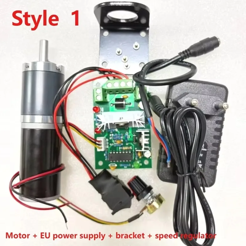 PGM32-31ZY Miniature Planetary Metal Gear Reduction Motor 24V-12V High Power11RPM-2160RPM Carbon Brush Adjustable Speed DC Motor