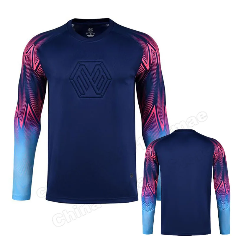 Custom Men Women Goalkeeper Uniforms ,Long Sleeve Soccer Shirt,Football Train Goalkeeper Top Soccer Pants Shorts Set 2XS-4XL