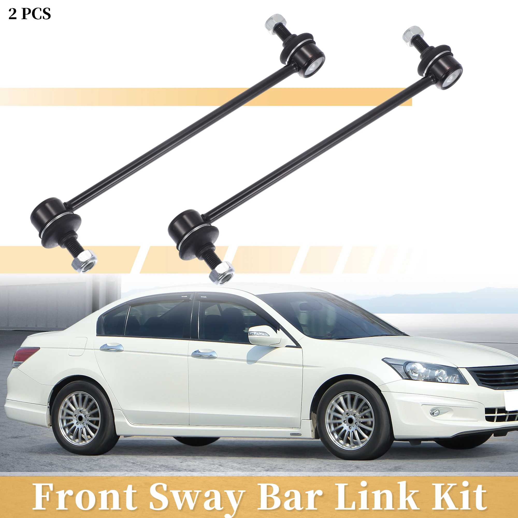 

UXCELL 2pcs Car Front Sway Bar Links Stabilizer Link Kit for Honda N-BOX No.51320TY0005