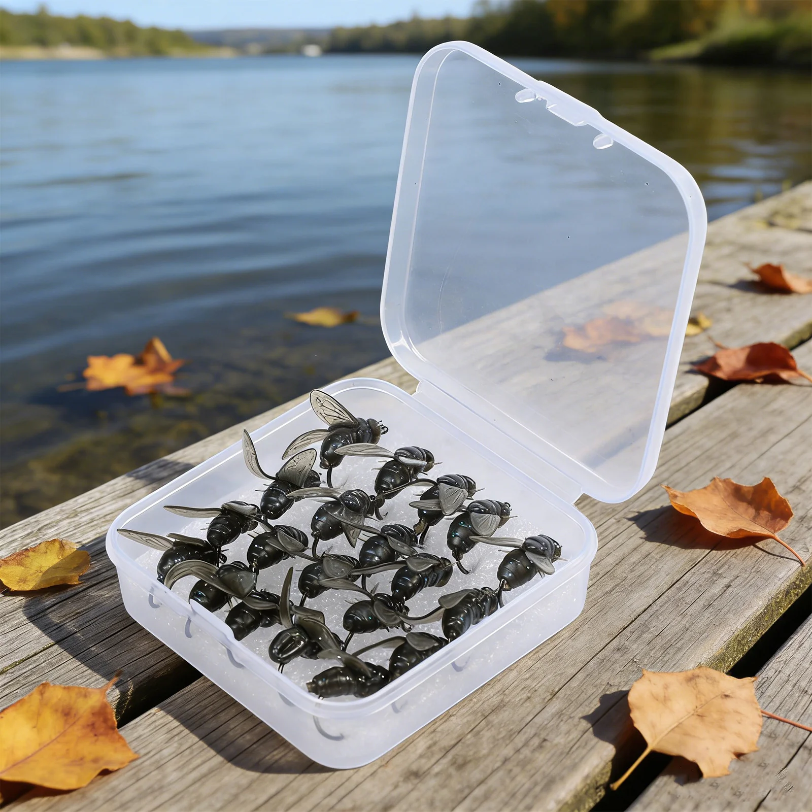 

Silicone Fishing Lures For Carp Fishhook Trout Fishing Lures Approx.6.5*6.5*2cm Realistic Fly Lures Easy To Carry