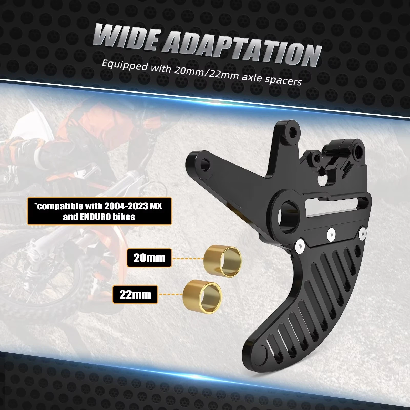 

Кронштейн для двойных задних суппортов (для трюковых мотоциклов) для KTM 150-500 EXC/EXCF/XCW/XCFW/XWF 2004-2022, 2023, 2024, 2025