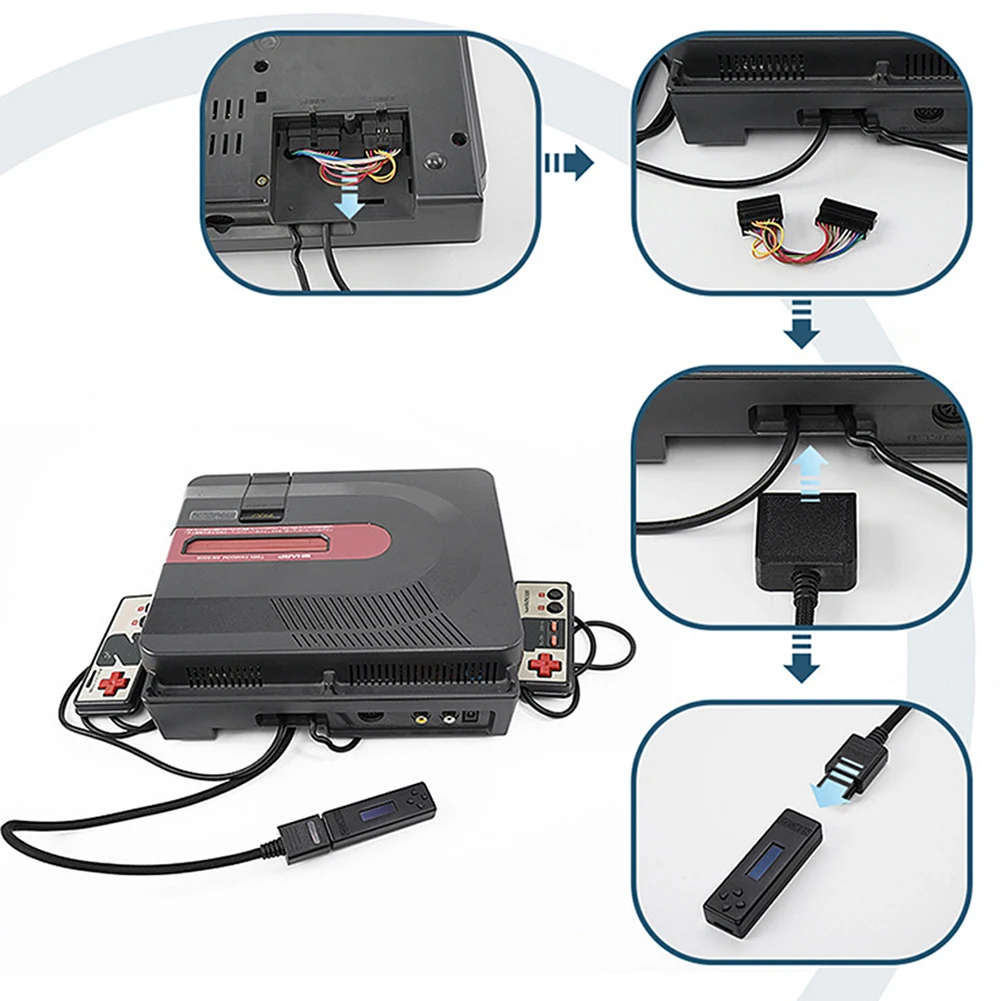 FDSKey Emulator Cable Adapter Game Reader Adapter Hot-Swapping For Sharp Twin Famicom AN-505-RO/AN-505-BK/AN-505B