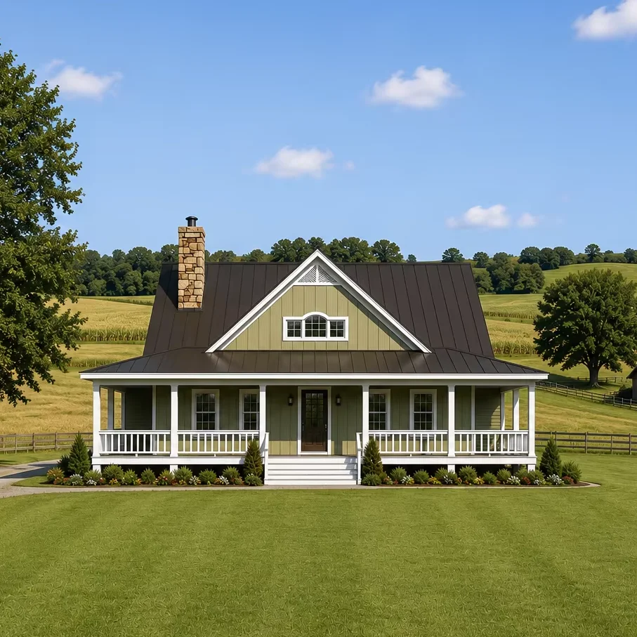 Light Steel Prefab Luxury Houses Easy Assembly House Villa for Application