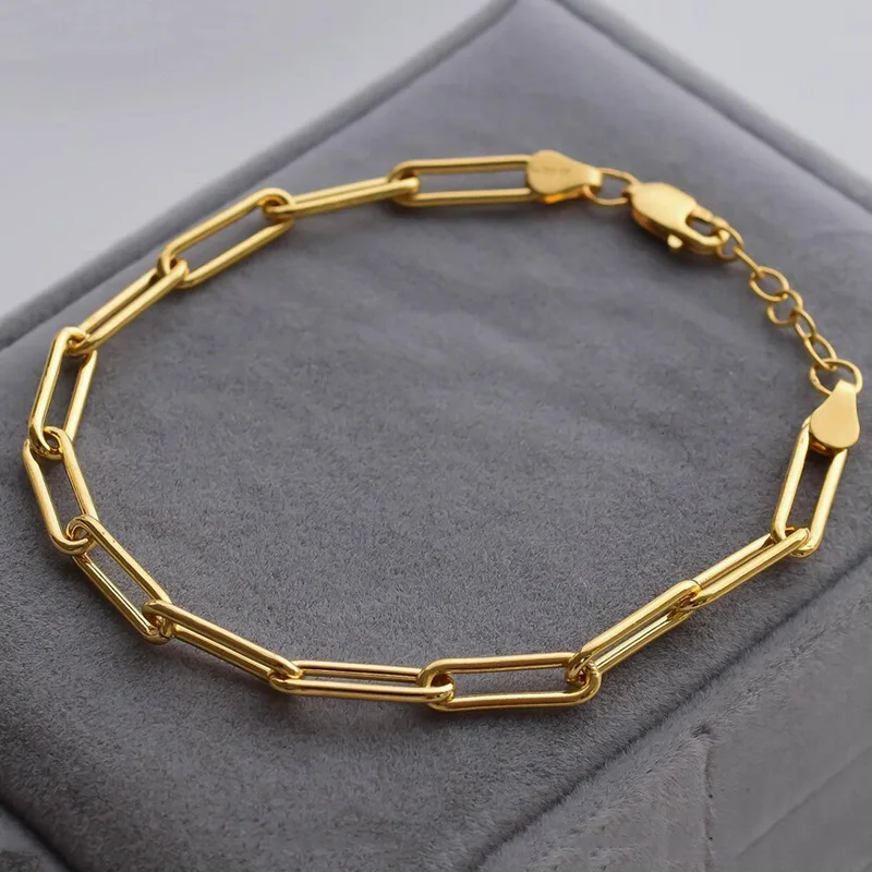 14k Gold Filled 6.5 Inches 4x13.8 mm Paperclip Chain w/1 Inches Extender | Gold Filled Supplies for Jewelry Making | Jewellery - view 5