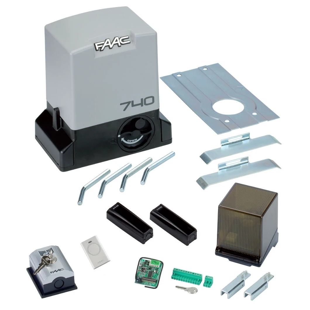 

For FAAC 1056303445 Delta 2 Modern Sliding Gate Opener Kit 500Kg Capacity 230V For Hotel Automation