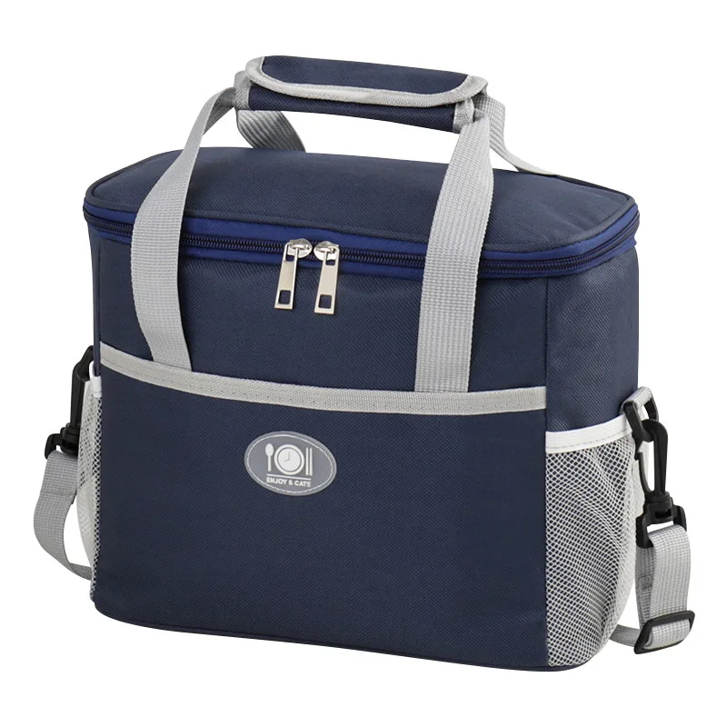 Thermal Insulation Lunch Box Bag Portable Lunch Bag Thickened Aluminum Capacity Thermal Insulation Bucket Outdoor Picnic Bag