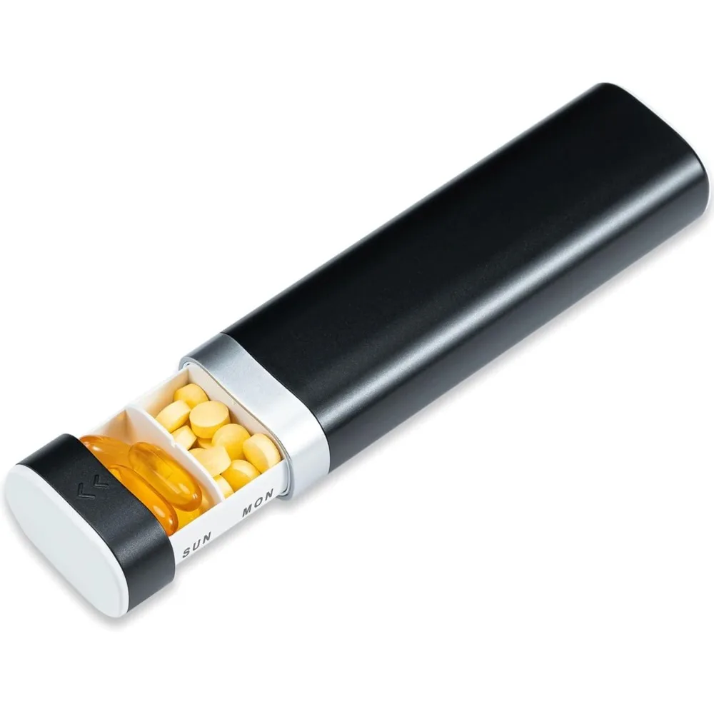 Wekelijkse pillenorganizer 7-dagen, Betife dagelijkse pillendoos, reispillendoos, schattige pillenhouder om vitaminen, medicijnen vast te houden