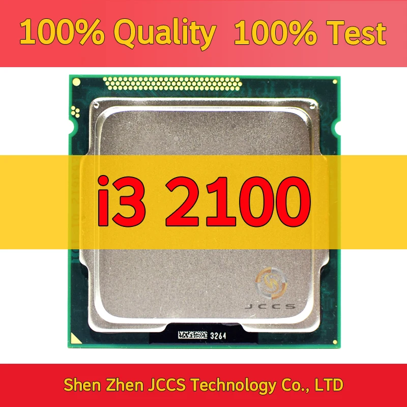 Used i3 2100 Processor 3.1GHz /3MB Cache/Dual Core /Socket 1155 / Qual Core /Desktop (working 100% Free Shipping)