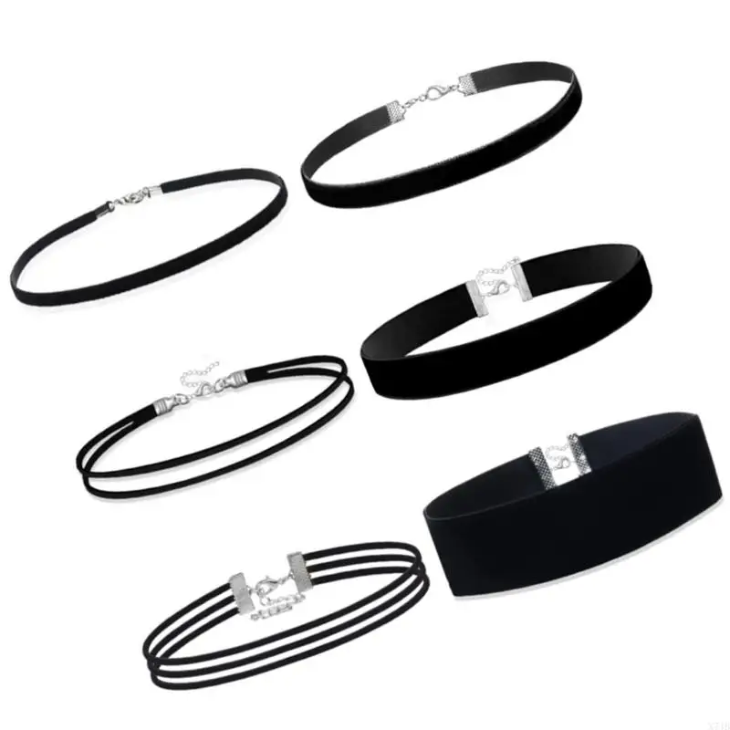  User Friendly Double Layer Cloth Necklace Combo Breathable Design For All Day Comfort And Fashion Stacking