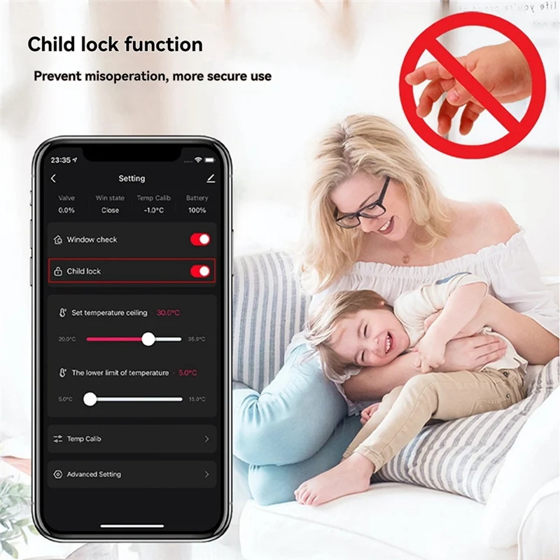 Tuya Wifi Smart Thermostat TRV Thermostatic Radiator Valve Actuator Temperature Control Smart Home Voice Home